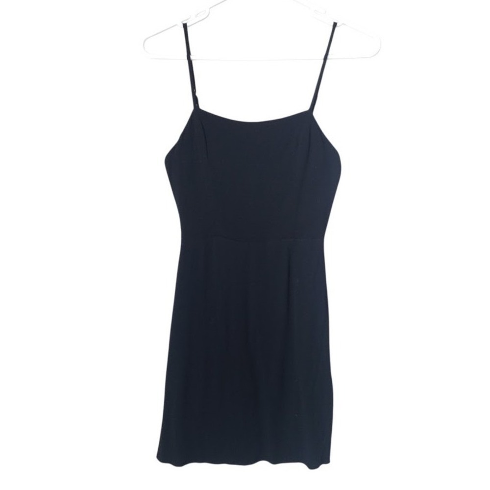 REFORMATION Crawford Mini Dress sleeveless bodycon in black size 4